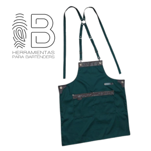 Mandil tela verde