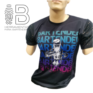 Polera con estampado bartender